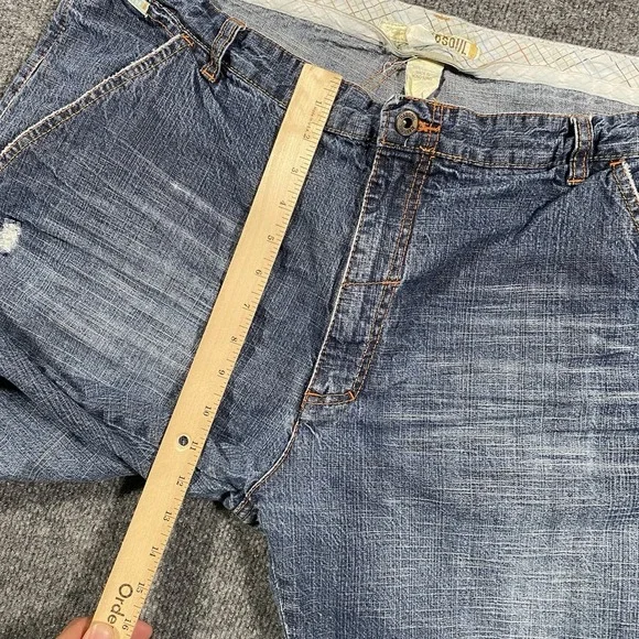 Vintage 90s MADSOUL Baggy Wide Leg Carpenter Jeans Mens 40x32 Skater Rap Hip Hop - Picture 10 of 12